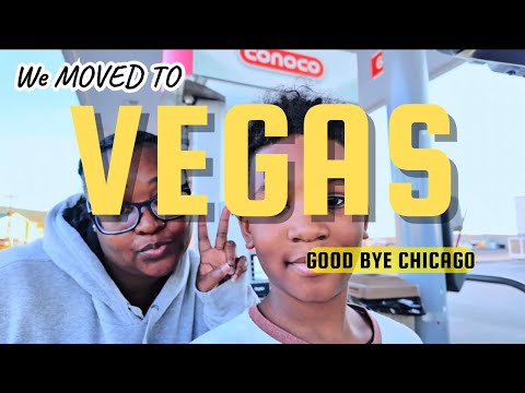 TRAVEL VLOG 🚐 Moving to Las Vegas 2025 | Goodbye Chicago!