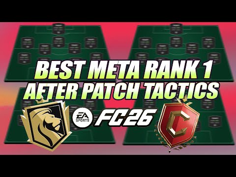 FC 26 [POST LIVE TUNNING UPDATE] MOST META RANK 1 TACTICS & FORMATIONS FOR 4-4-1-1/4422/4213/4231(2)