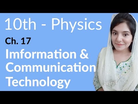 10th Class Physics Chapter 8 -Information and Communication Technology-Class 10th Physics Chapter 17
