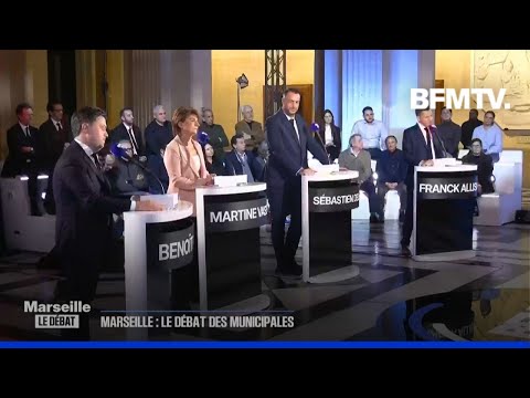 Municipales à Marseille: l'intégralité du débat entre les quatre principaux candidats