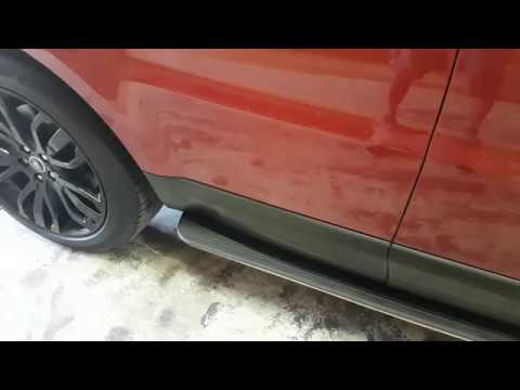 Installation OEM Fit Running Boards 2014 Range Rover Sport
