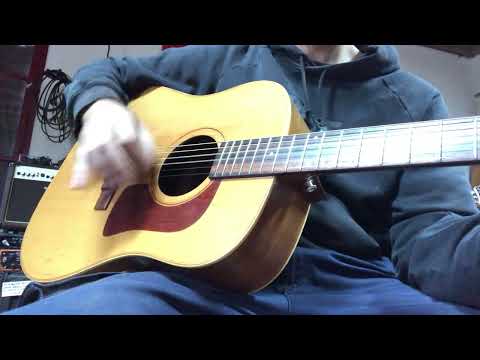 Très rare Washburn D-20 électro-acoustique fabriquée au Japon en 1984 par les ateliers Yamaki image 26