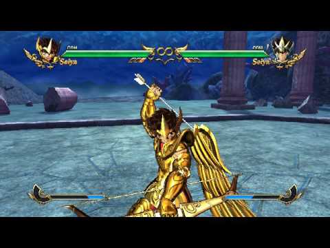 Saggitarius Seiya (Gold Cloth) vs Pegasas Seiya (God Cloth)