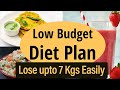 Low Budget Diet Plan For Easy Weight Loss In Hindi Healthy Indian Diet Plan Lose Upto 7 Kgs