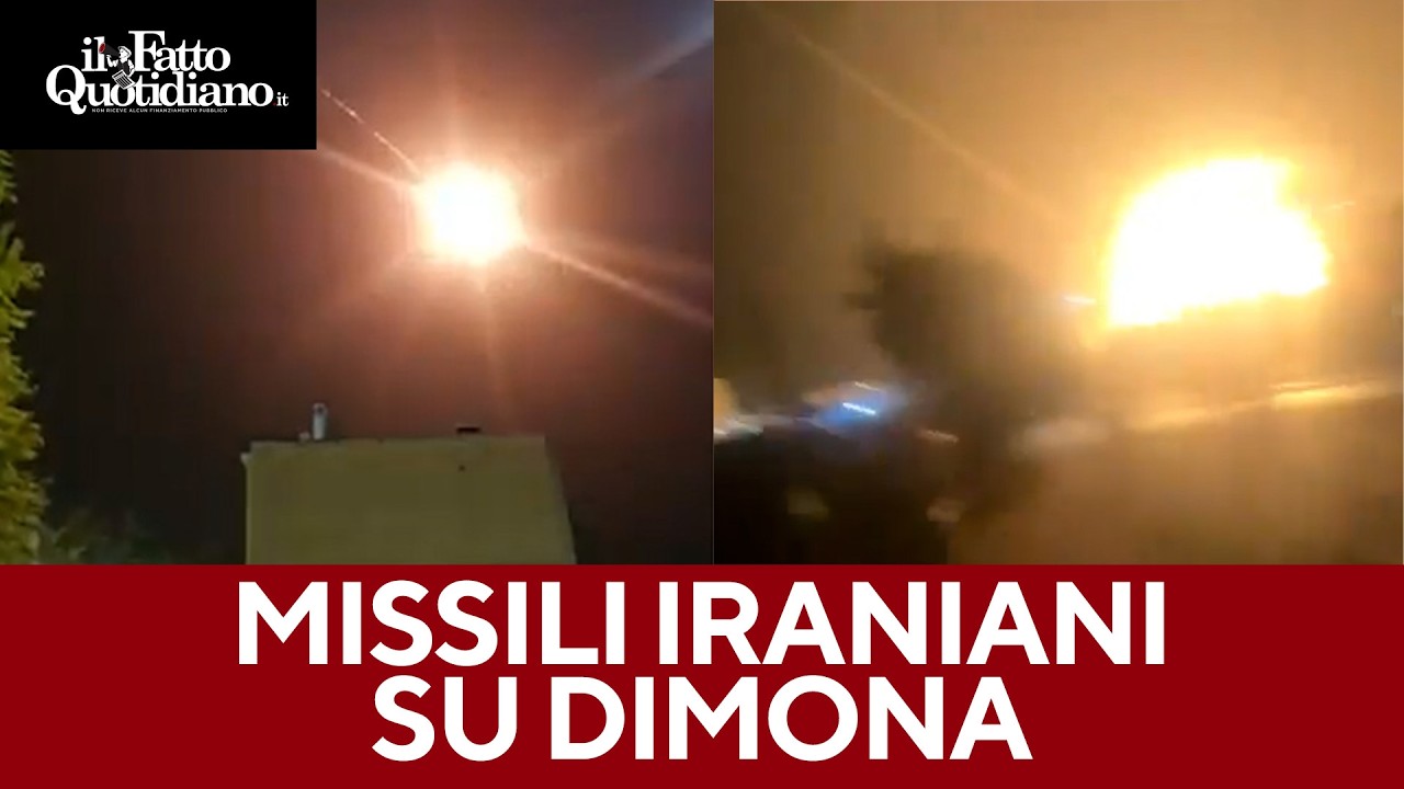 Missili iraniani su Dimona e Arad. 180 feriti in Israele