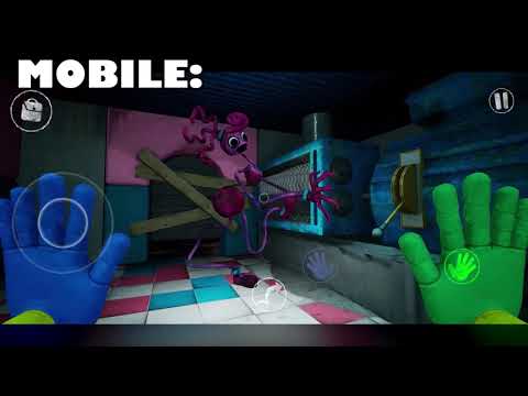 Poppy Playtime 2 PC vs MOBILE ENDING and Mommy Long Legs Dead