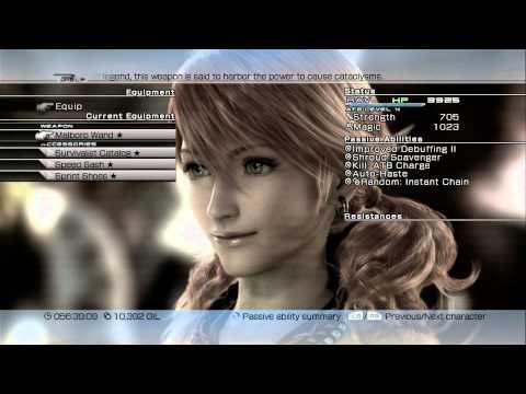 Let's Play: Final Fantasy XIII - Part 87 "Finalizing Equipment & Weapons" | HD