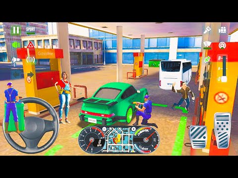 Taxi sim 2020 🚖🚘⛽️l Sports car driving gas station suddenly breakdown l Android iOS gameplay 2021