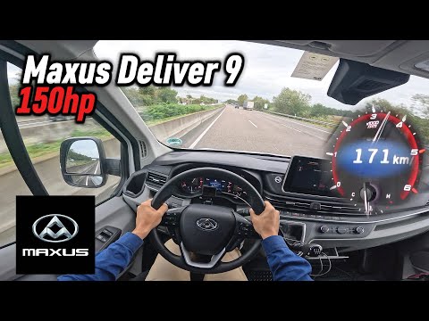 Thumbnail for 2022 Maxus Deliver 9 - 2.0 Turbo Diesel (150 hp) | POV Autobahn Test Drive in Germany by Maxus