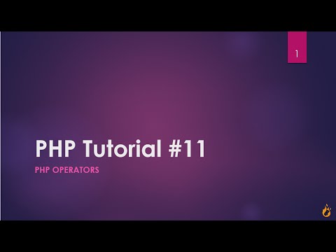 Php Operators Php Tutorial 11