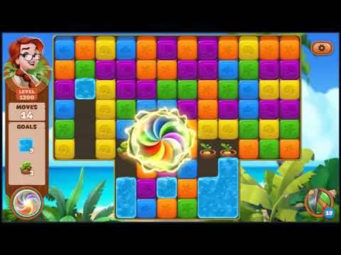 Lost Island Blast Adventure Level 1300 - NO BOOSTERS 🏝️ | SKILLGAMING ✔️