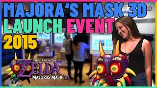 The Legend Of Zelda Majora's Mask 3D Launch Event.