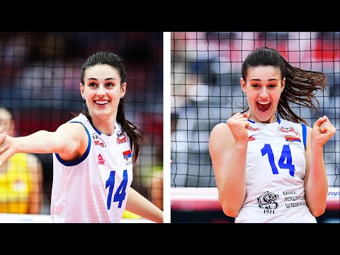 Amazing Maja Aleksic - Middle Blocker from Serbia | Best spikes and Blocks | World cup 2019 | HD |
