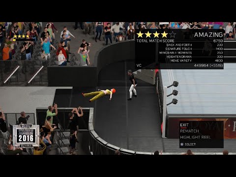 WWE 2K17: Low blow to Aj Jones