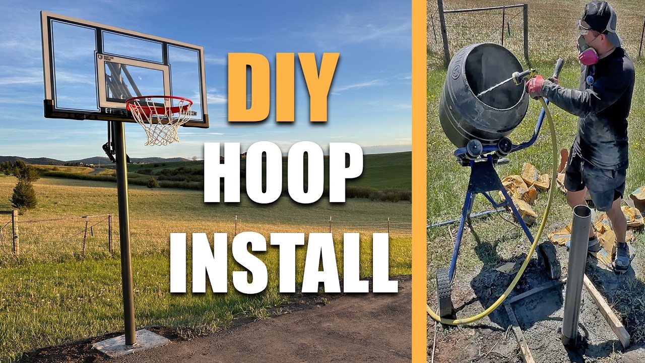 How I Installed an In-Ground Basketball Hoop | Lifetime