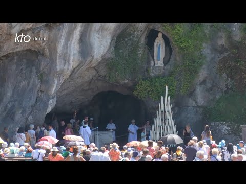Chapelet du 9 juillet 2025 à Lourdes