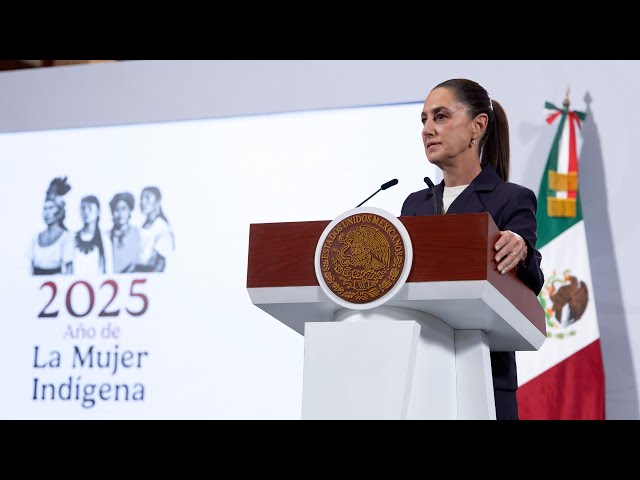 No al acoso contra las mujeres. Conferencia presidenta Sheinbaum