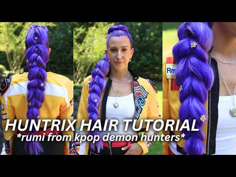 how to create rumi’s huntrix braid | kpop demon hunters hairstyles