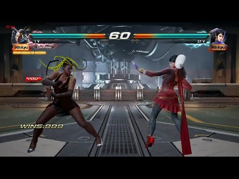 L7 259_7 Master Raven vs Zafina Devil Jin Kazumi - Tekken 7 ( Uchiha x24 ) Online PC sin Grafica