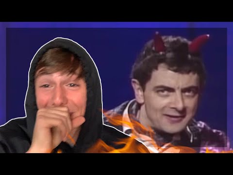 American Reacts to "Rowan Atkinson - Toby the Devil"