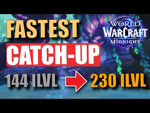 Catch-up with ITEM LEVEL on Your ALTS (under 60 min) | World of Warcraft Midnight