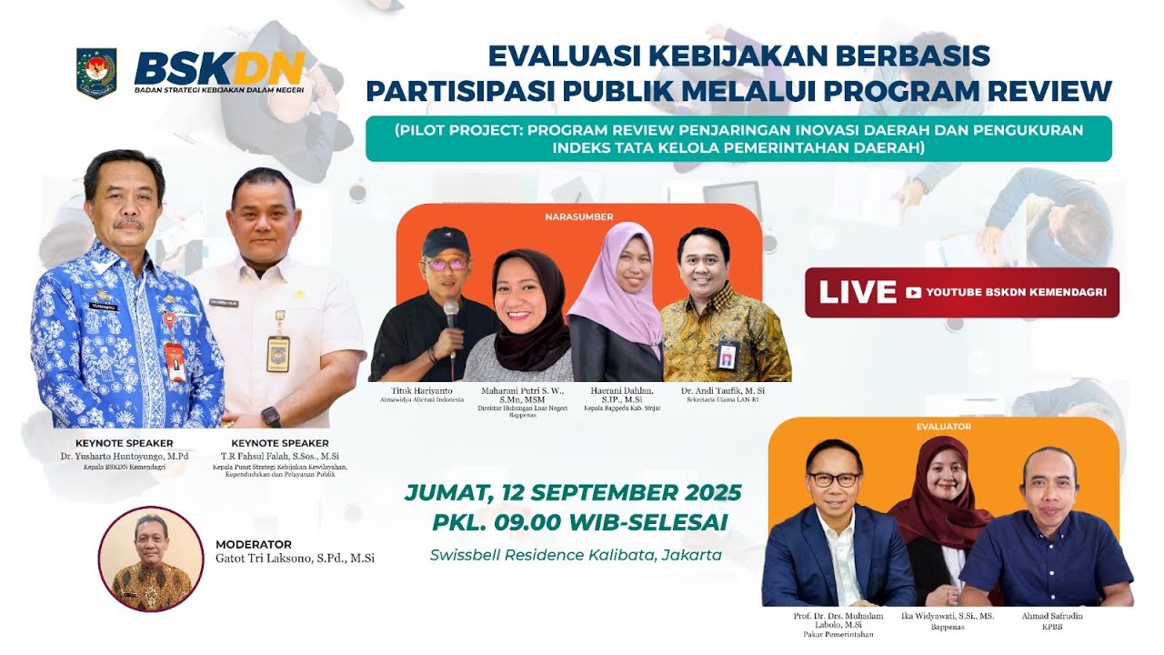 EVALUASI KEBIJAKAN BERBASIS PARTISIPASI PUBLIK MELALUI PROGRAM REVIEW