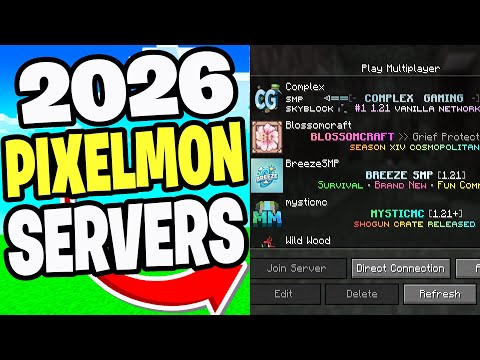 BEST Pixelmon Server For Minecraft 2026! - Server IP
