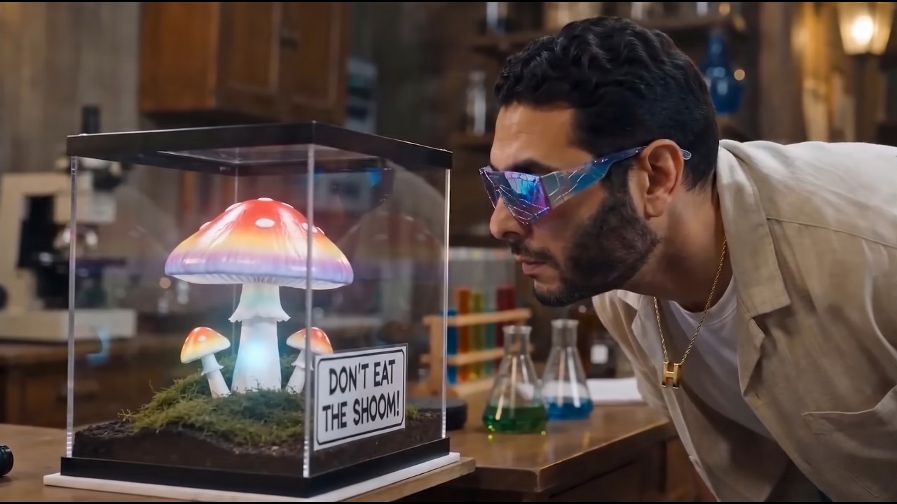 He Ate Mushroom Gummies… Then Reality Disappeared | AI Short Film