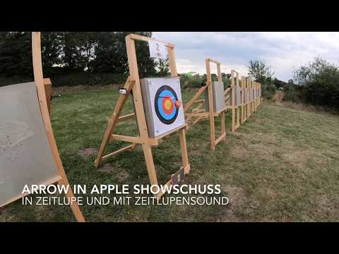 APFELTURNIER 2018 - 5 Apfeltreffer, 70m Showschuss