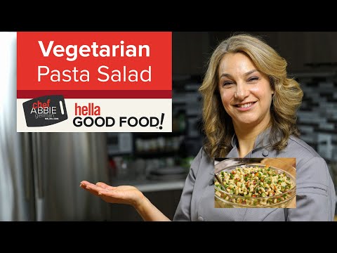 Vegetarian Pasta Salad with Dijon Vinaigrette