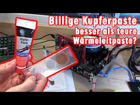 Kupferpaste als Wärmeleitpaste 🤔️ aber richtig auftragen - Alternative billiger und besser?