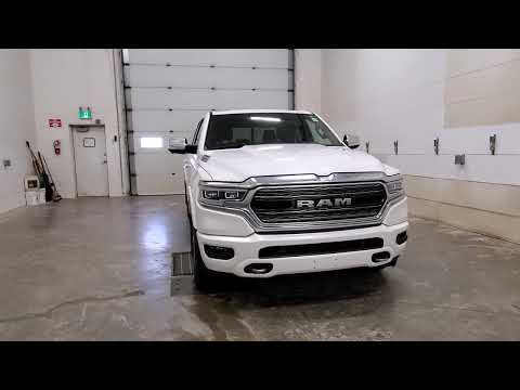 2022 Ram 1500 Limited 4x4 Crew Cab 5'7" Box in White for sale at Indian Head Chrysler Dodge Jeep Ram Ltd. in Indian Head, SK