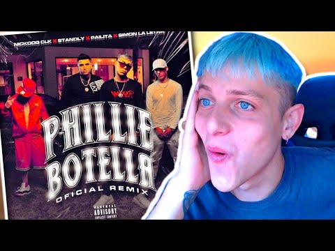 MUSICO REACCIONA a Phillie y Botella Rmx - Nickoog Clk Ft Simon La Letra , Standly , Pailita