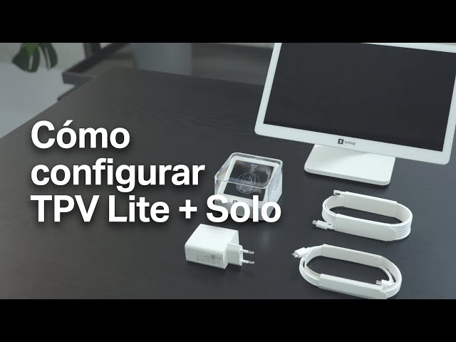 Terminal de paiement SumUp POS Lite & Solo écran tactile 13" FHD Blanc video