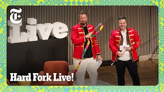 Hard Fork Live, with Patrick Collison, Kathryn Zealand, Sam Altman & Brad Lightcap