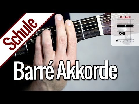 Barré Akkorde | Gitarrenschule