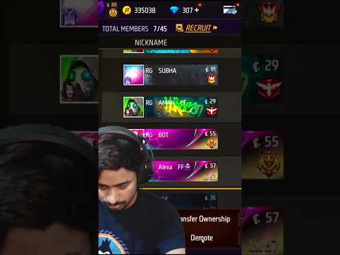 Kicked all Guild Members 🤬💀 #shorts #freefire