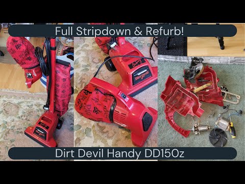 Let's refurbish the car boot Dirt Devil Handy DD150! Full Step by step Refurb guide!