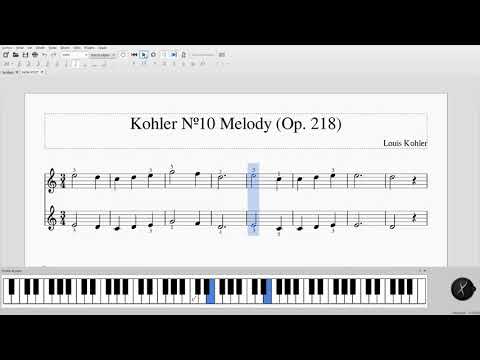 Kohler Nº10 (Melody) Op.218