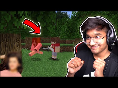 I played Minecraft with a GIRL!