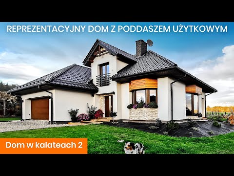 Dom w kalateach 2 – Efektowna mała rezydencja - ARCHON+ Projekty Domów