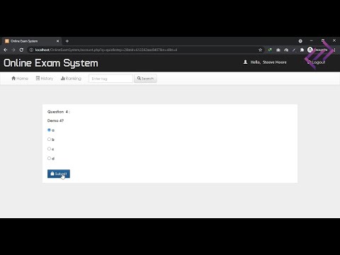 Online Exam System in PHP MySQL with Source Code - CodeAstro