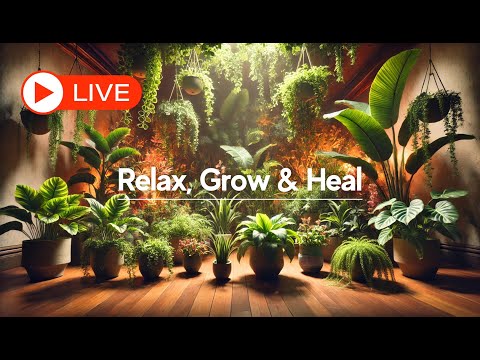🔴 LIVE 🌿 Healing Music for Plants & Plant Lovers - Relax, Grow, Heal!