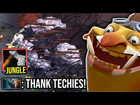 How to Jungle Techies without getting any REPORT?