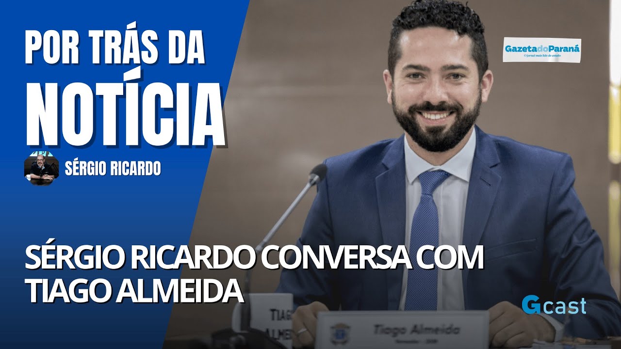 POR TRÁS DA NOTÍCIA – SÉRGIO RICARDO RECEBE TIAGO ALMEIDA