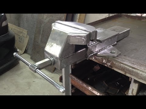 ЛУЧШИЕ ТИСКИ В ГАРАЖ своими руками, METAL VISE HOMEMADE