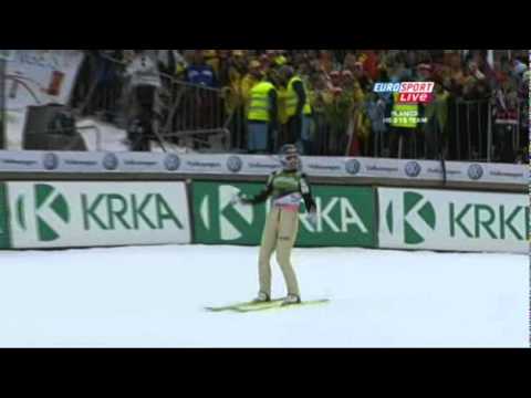 Robert Kranjec 223.5m Planica 2011 Team Competition First Round