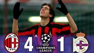 Download lagu AC Milan 4-1 Deportivo La Coruña | 2003-2004 UCL 1/4 Final 1st Leg | Highlights & Goals mp3