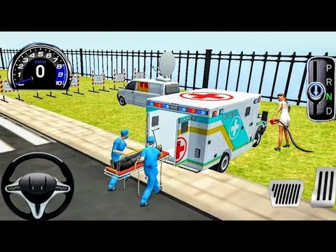 Emergency Roof Jumping Ambulance Simulator #9   City Rescue Driver Game   Android Gameplay