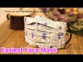 Quick and Easy Pleated Face Mask Tutorial - DIY Fabric Mask Quick and Easy Pleated Face Mask Tutorial - DIY Fabric Mask
